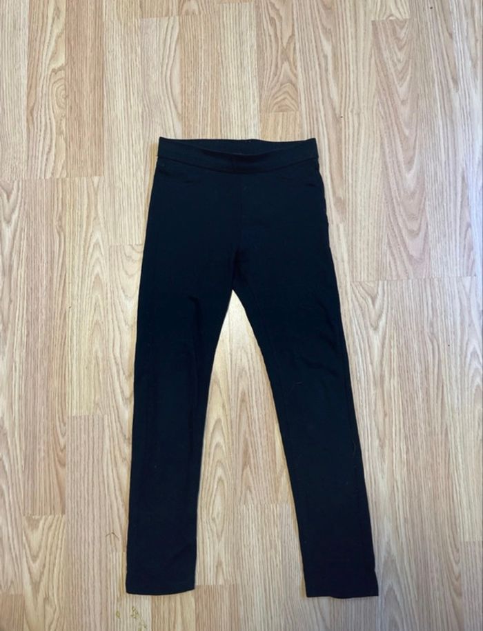 Lot de 2 Legging long et stretch - noir-gris - photo numéro 4