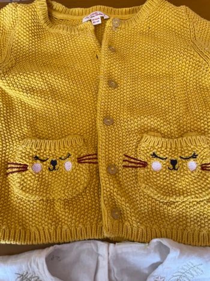 Gilet chat scintillant & Robe - photo numéro 2