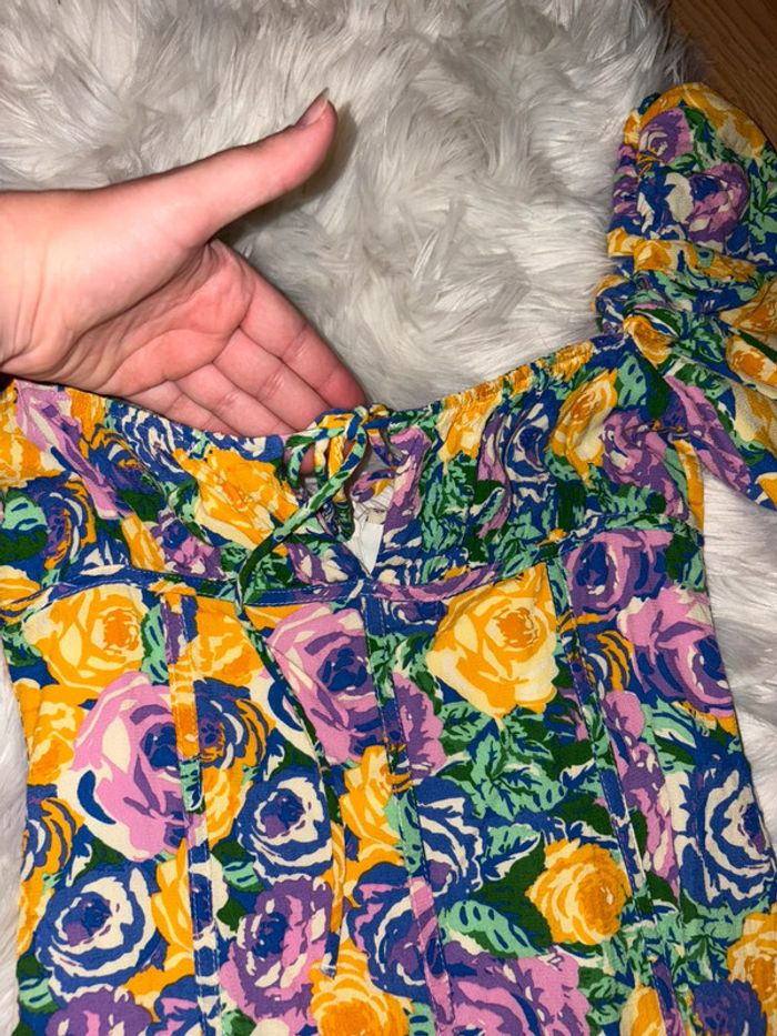 Robe fleuries Zara taille S - photo numéro 4