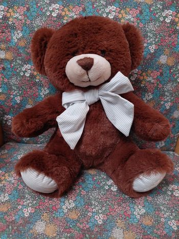 #7 Jacadi - peluche ours brun