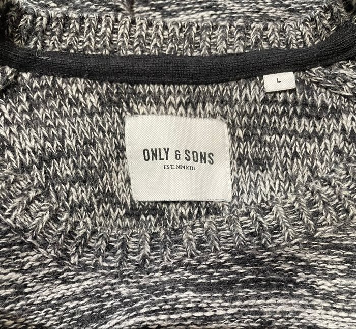 Pull d’hiver Gris Only&Sons Homme taille L - photo numéro 3