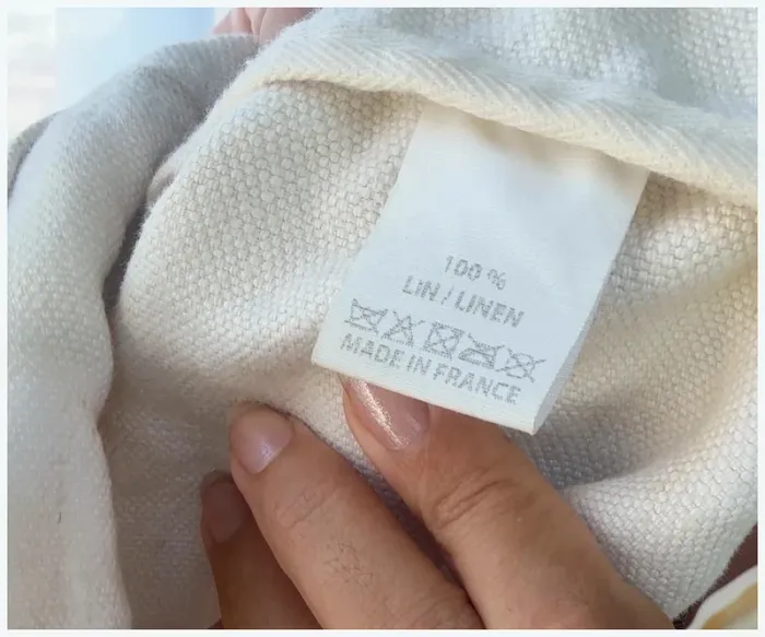 Sac cabas Vanessa Bruno lin blanc cassé bon état - photo numéro 7