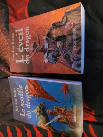Lot de 2 livres le souffle du dragon et l éveil du dragon