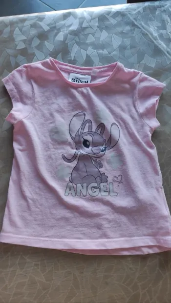 T-shirt Disney stitch Angel bébé fille