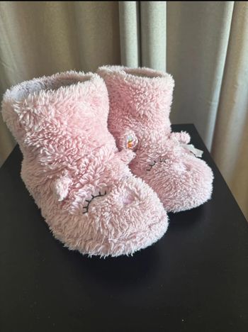 Chaussons licorne en peluche rose pointure 38 🦄