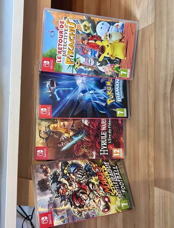 Lot 4 jeux switch