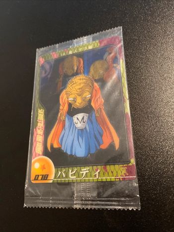 Babidi #078 UnOpen Dragon Ball Plastic wafer card Morinaga Japanese
