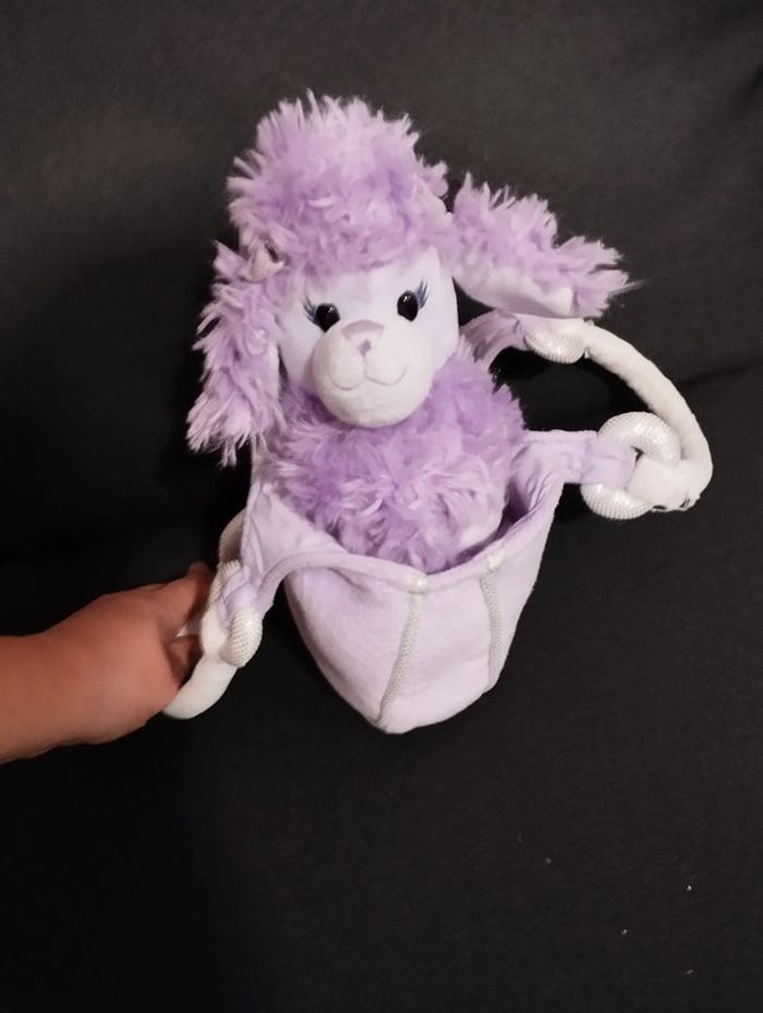 Peluche chien et son sac 💜 - photo numéro 2