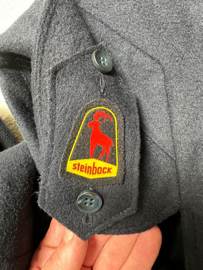 Long manteau en laine vintage Steinbock Taille L - photo numéro 5