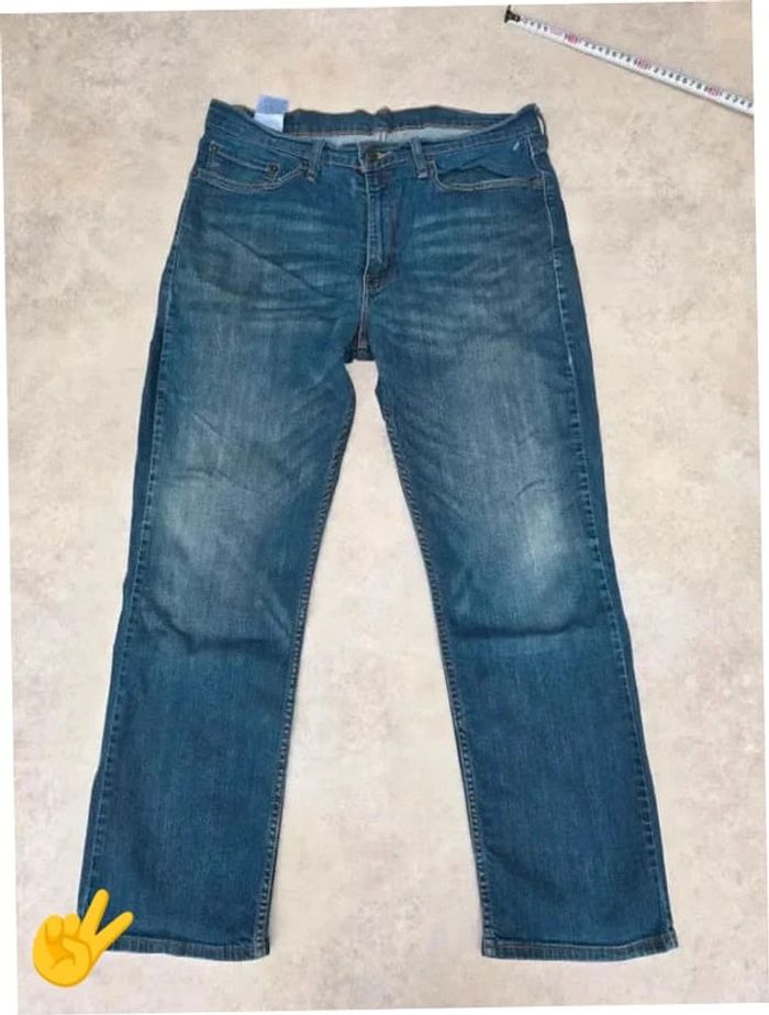 Jeans Levi's 514 W36 FR46 L29 coupe droite bleu Homme Men pan366b - photo numéro 3