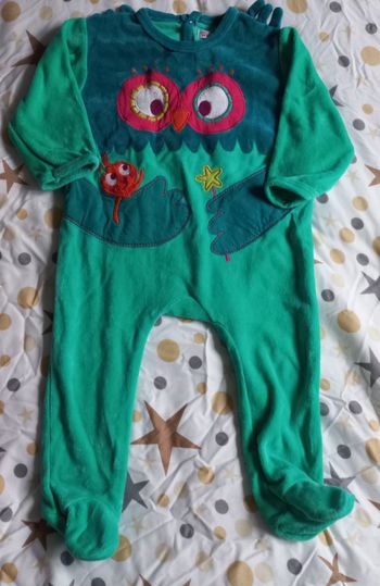 Pyjama velours 12 mois