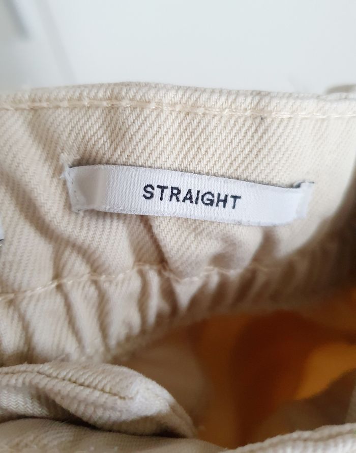 Jean beige cropped Bershka T. S - photo numéro 6