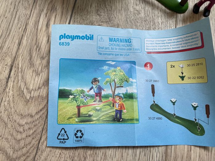 Playmobil enfants  equilibristes ref 6839