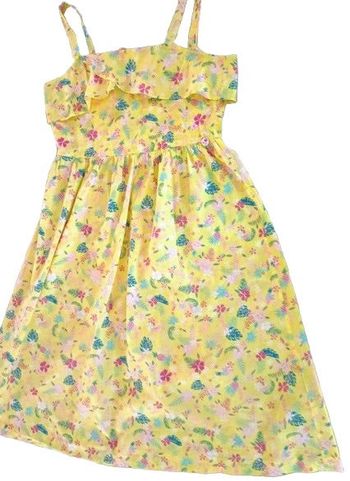 Robe Femme - Fleurie jaune - (Taille S) - (Sergent Major)