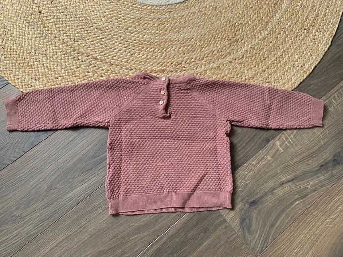Pull H&M rose terracotta 6 / 9 mois (équivalent 12 mois) - photo numéro 3