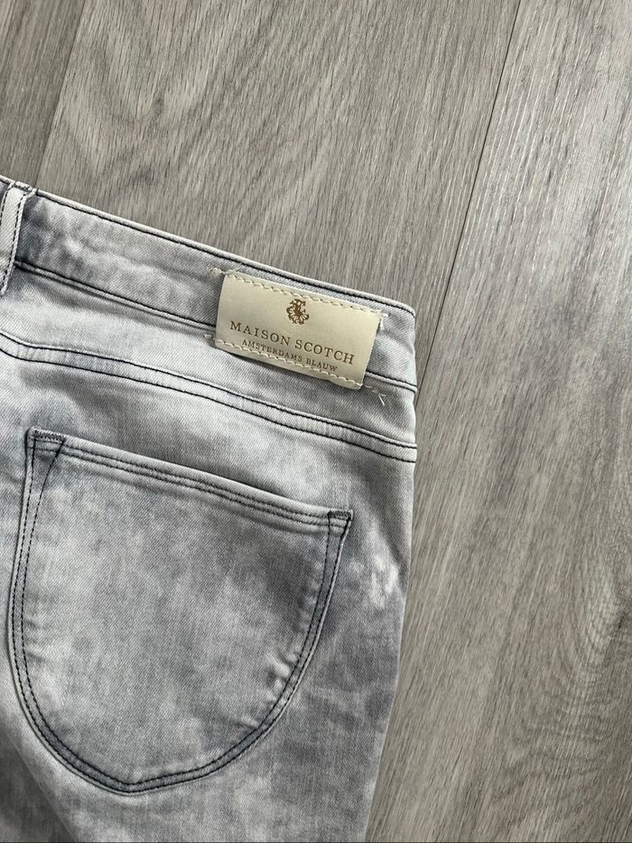 Jean denim skinny slim gris Maison Scotch W29 L32 T40 L - photo numéro 6