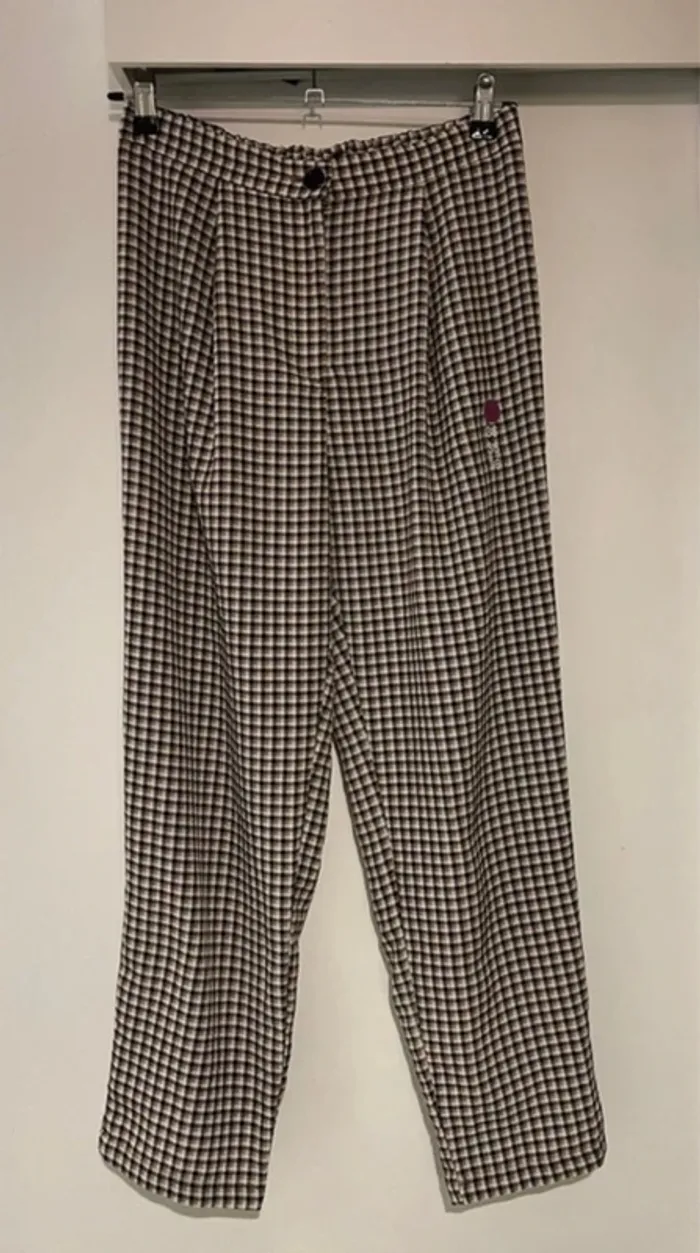 Pantalon droit à carreaux H&M Divided – taille 36 (S