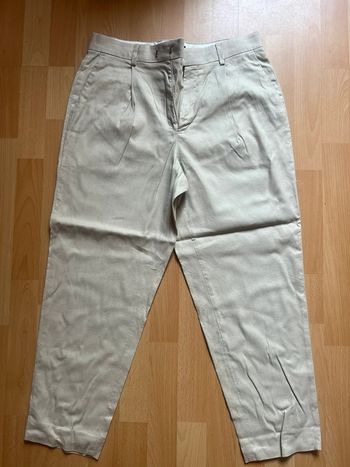 Pantalon à pince beige Asos design homme taille 40