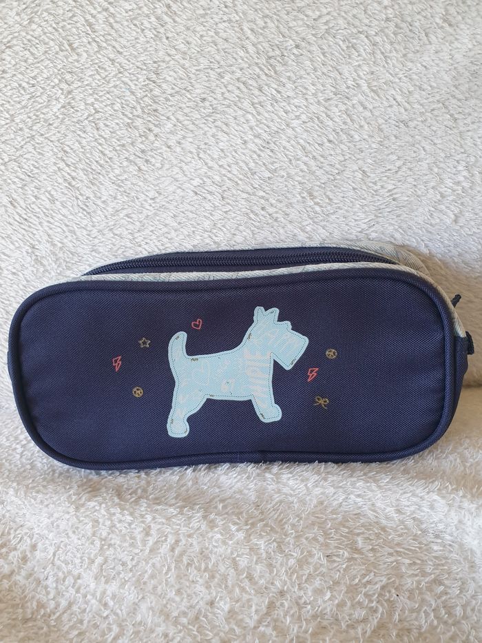 Trousse chipie double compartiments