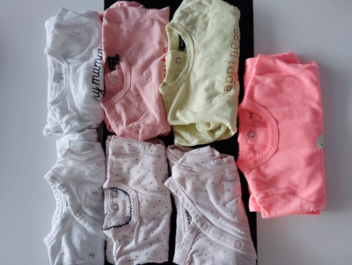 Lot de 7 pyjamas bébé fille 1 mois