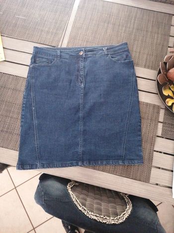 Jupe en jean scottage taille 44