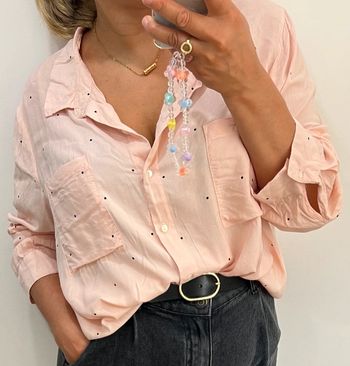 🌺Chemise à pois fluide  ample Taille 2XL