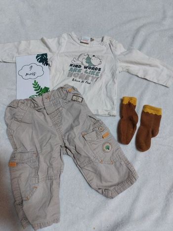 Ensemble pantalon/tee-shirts ml