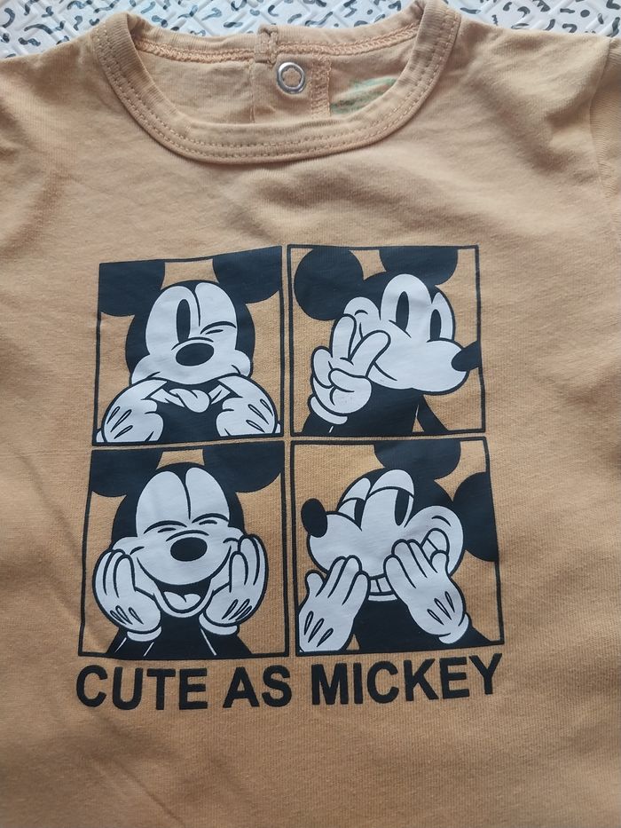 Pyjama Disney Baby Mickey 3 mois “Cute as Mickey” - photo numéro 3