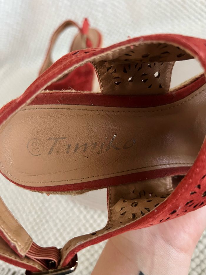 Chaussures compensées orange taille 39 Tamiko - photo numéro 6