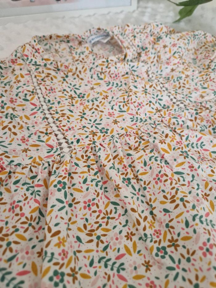🌸 Jolie blouse florale Vertbaudet 🌸 - photo numéro 3