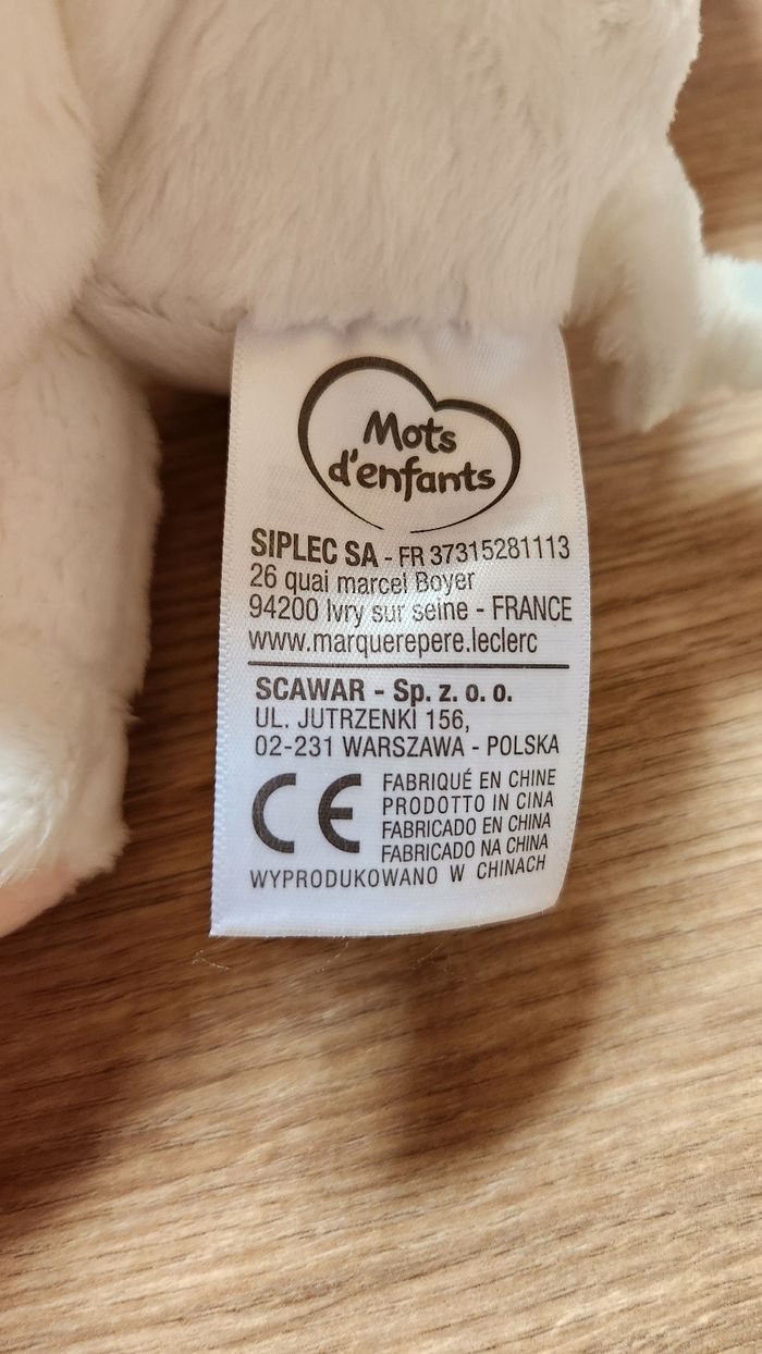 Lapin boîte à musique – peluche musicale bébé - photo numéro 4