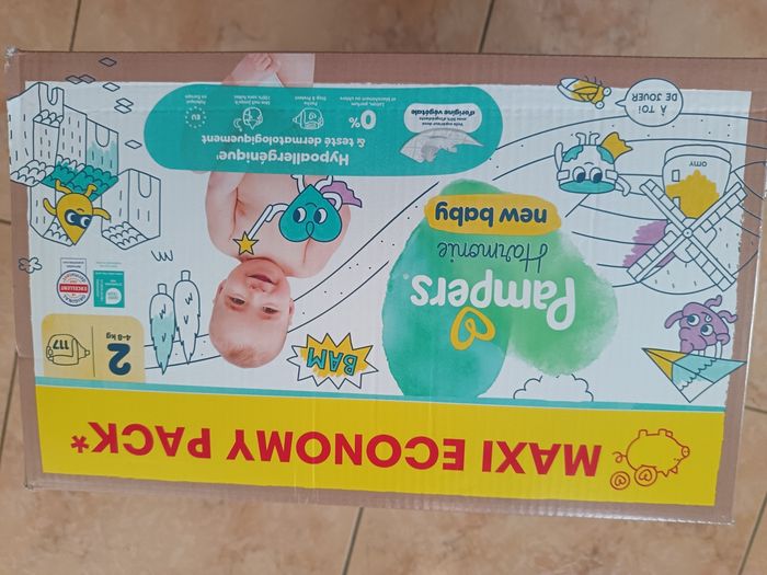 117 couches pampers harmonie new baby taille 2 - photo numéro 3