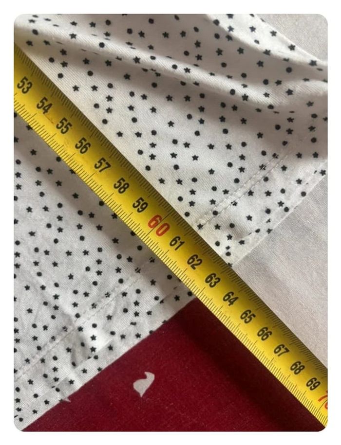 Débardeur à pois/ étoiles bretelles motifs broderies blanc et noir - photo numéro 7