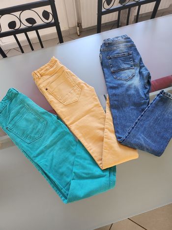 👖 Lot de 3 pantalons garçon – tailles 11/12 ans et 12 ans – Kiabi & Zara Boys