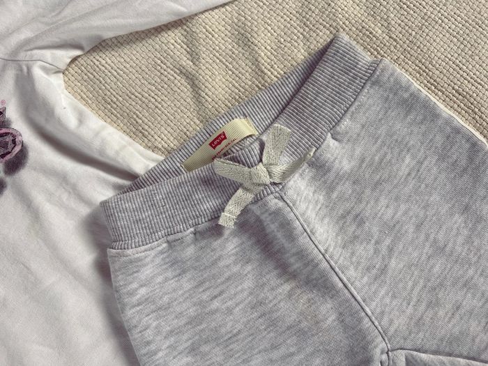 Ensemble levis jogging gris et blanc - photo numéro 5