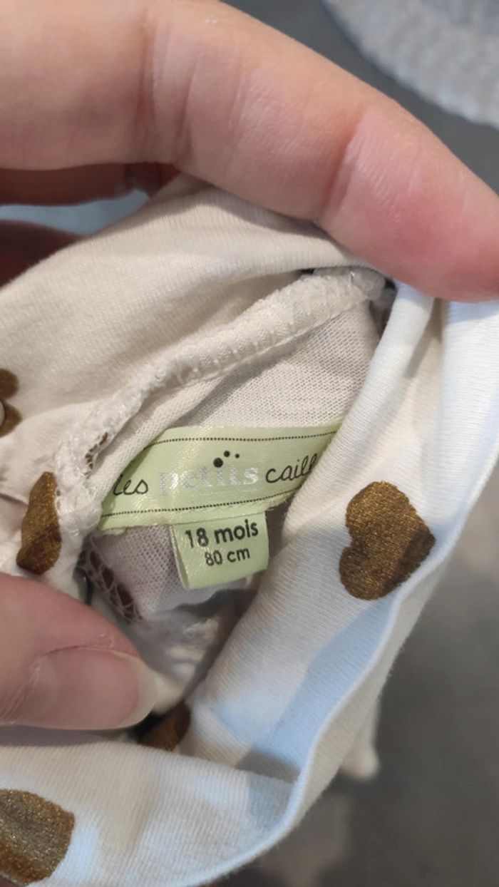 Sous pull bébé fille 18 mois - photo numéro 2