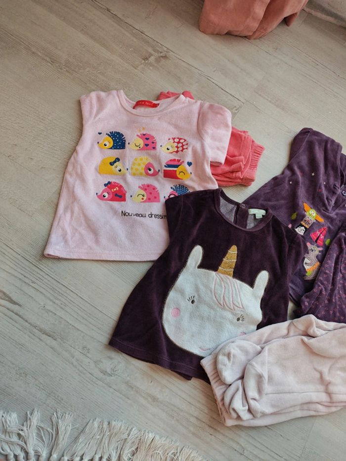 Lot pyjamas hiver 24 mois - photo numéro 2
