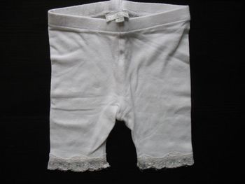 LEGGING COURT BLANC BÉBÉ FILLE "KIMBALOO BY LA HALLE" - 6 MOIS - n°01