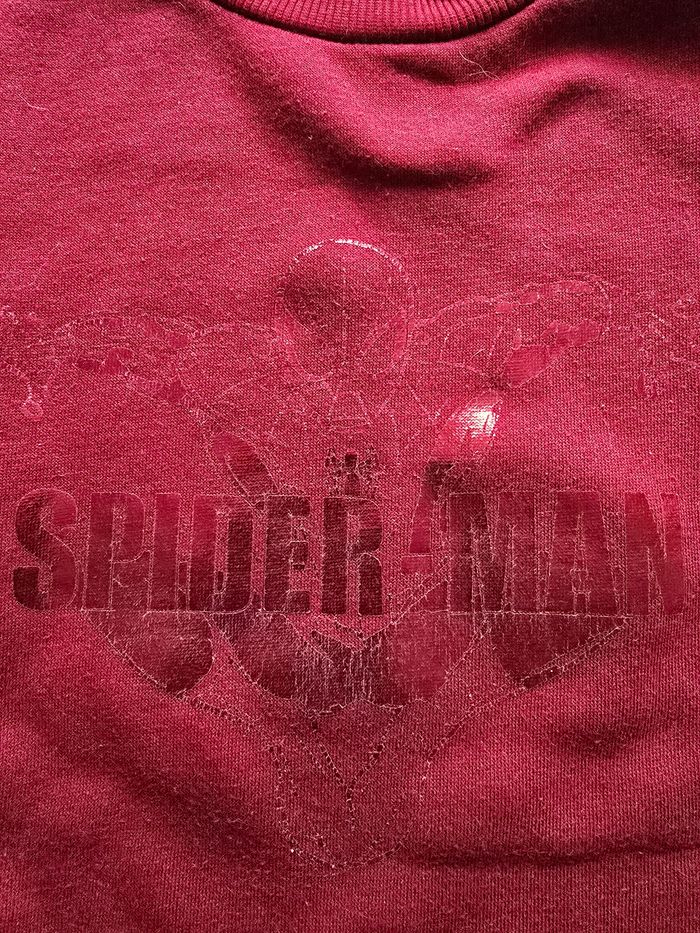 Sweat rouge spiderman - photo numéro 2