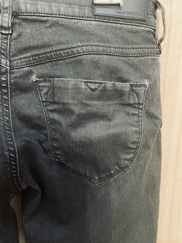 Jegging slim w26 diesel noir - photo numéro 4