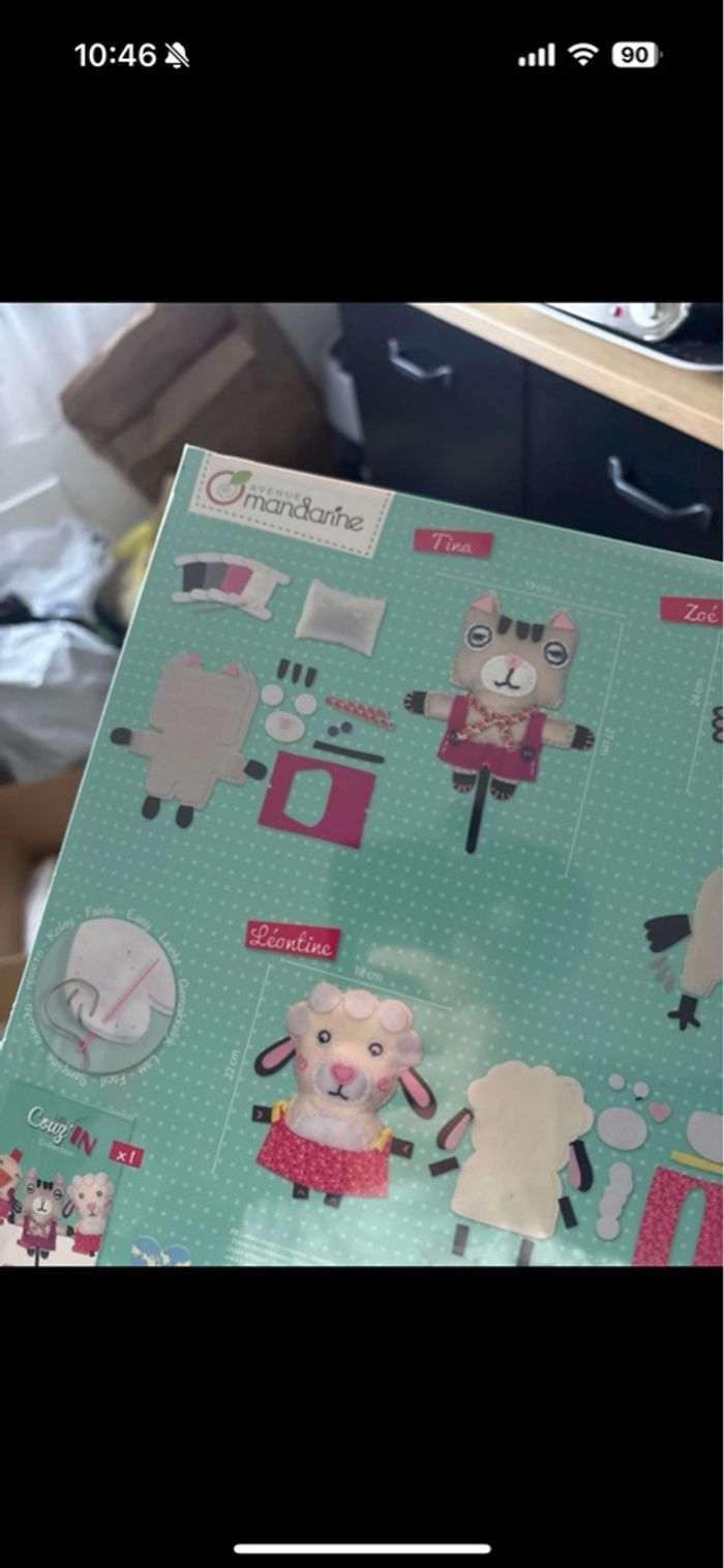 Kit couture Little Couzin Avenue mandarine neuf - photo numéro 2