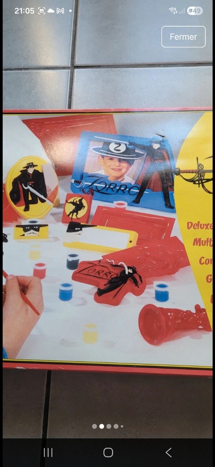 Jeu kit moulage zorro - photo numéro 2