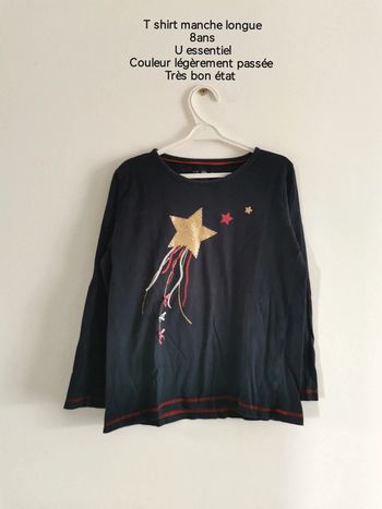 T shirt manches longues 8 ans