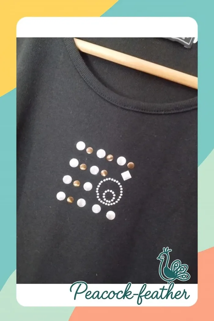 T-shirt noir neuf Luchini xl - photo numéro 2