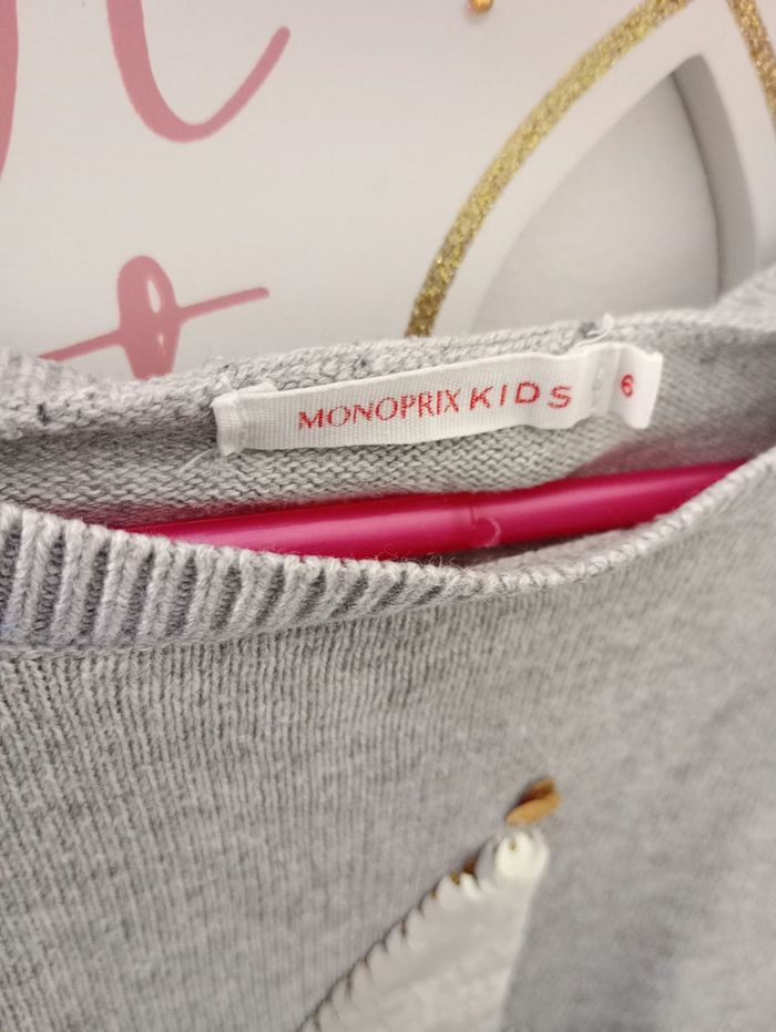 Pull fin sequins réversible 6 ans - photo numéro 4