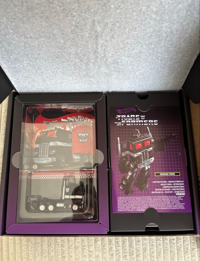Hot Wheels Transformers Nemesis Prime Mattel - photo numéro 3