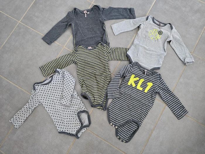 Lot de 5 bodies manches longues