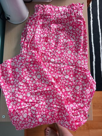 Pantalon fluide fleurie