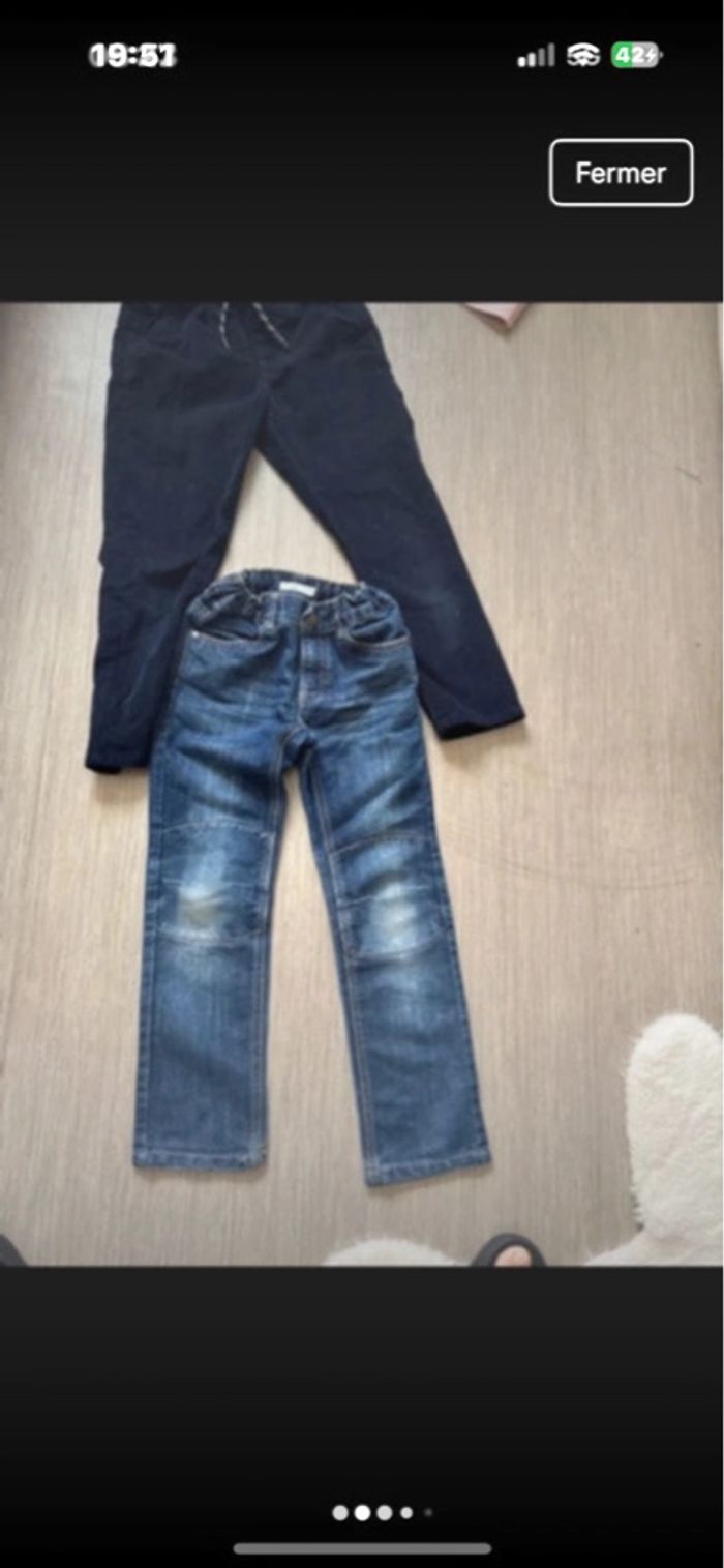 Lot deux pantalon 9 ans très bon état - photo numéro 3