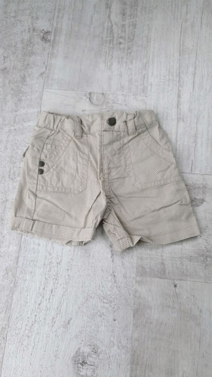 Ensemble tee-shirt + short Taille 3 mois - photo numéro 4